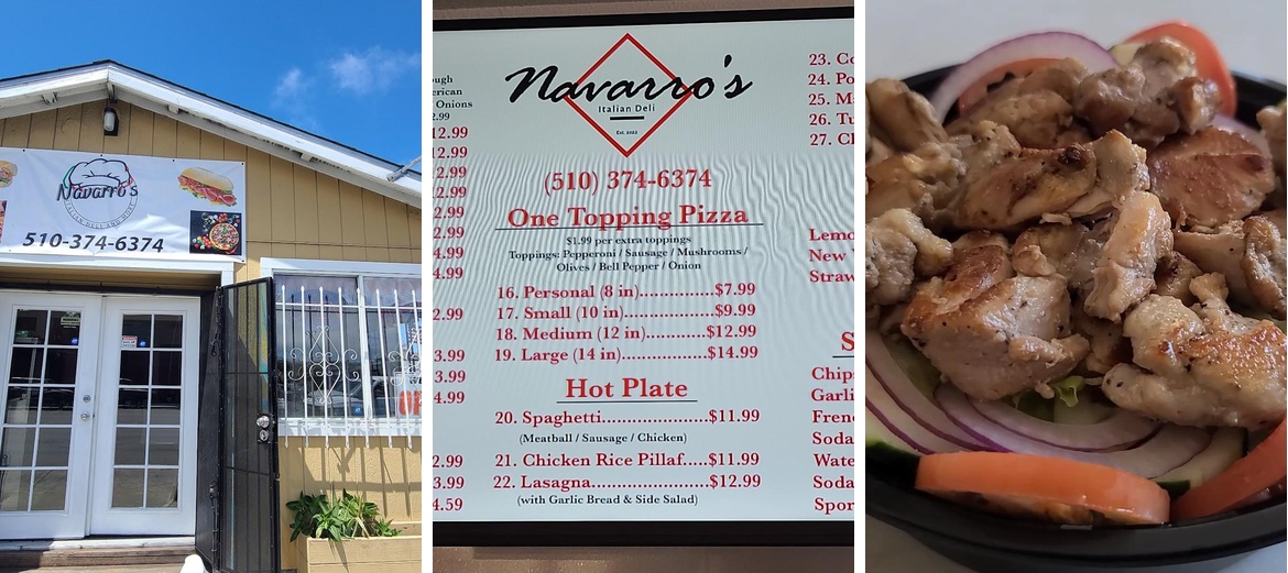 Navarro's Italian Deli Menu