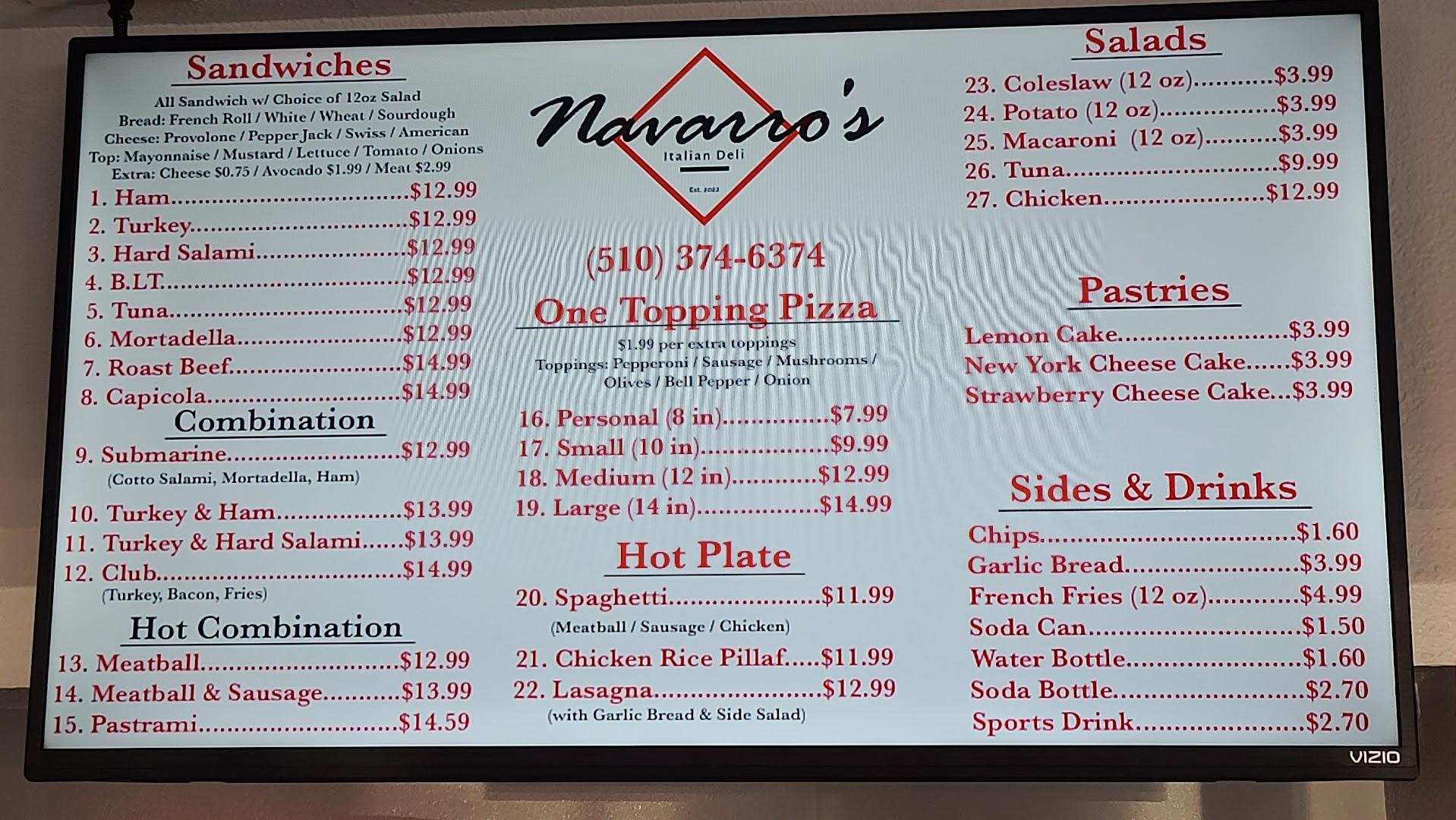 Navarro's Italian Deli